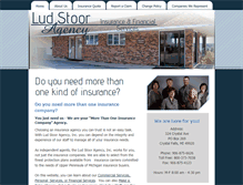 Tablet Screenshot of ludstooragency.com